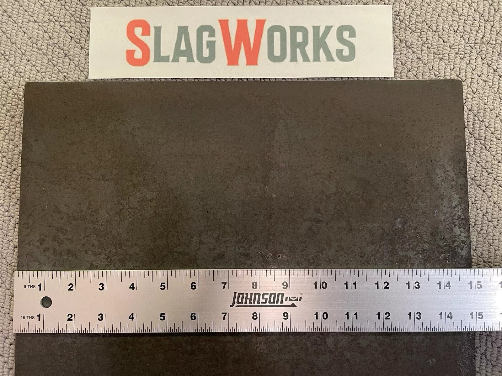 1/2x9x15 inch steel plate 9”x15” A36 Hot Roll Flat .5″ Thick
