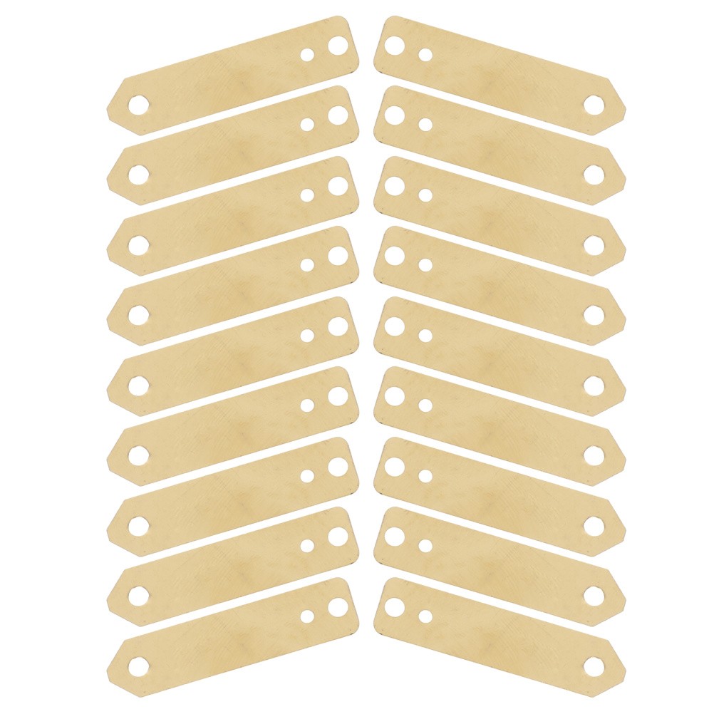 20Pcs Copper Anode Sheets Reusable Electroplating Plates for Fruit Battery DIY