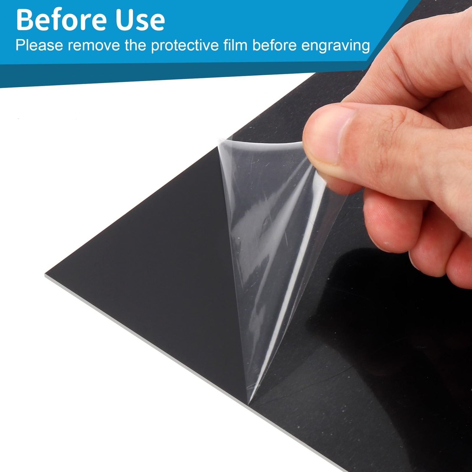 6 PCS 7x5x1/32 Inch 0.8mm Anodized Aluminum Sheet Metal Plates For Laser