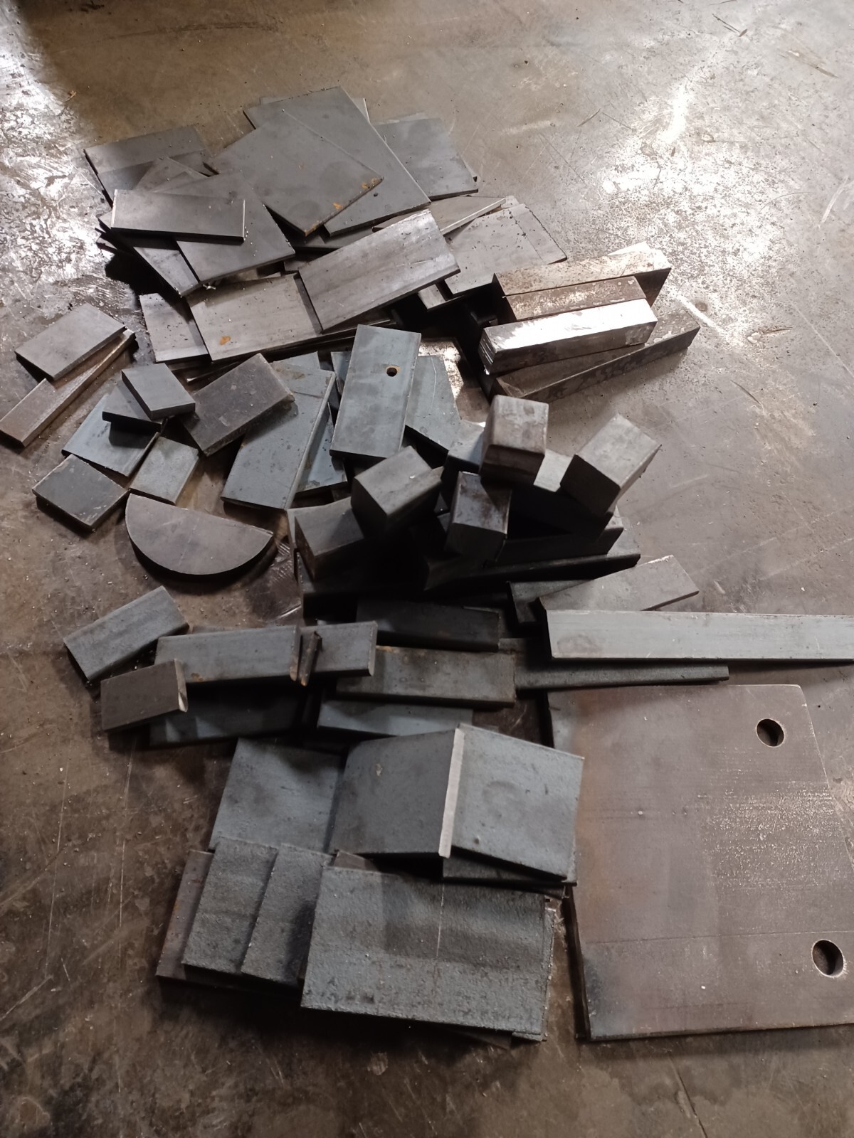 Mix lot 5+Lbs A36 flat iron metal plate square bar steel stock 1/8″ 1/4 “3/4″+