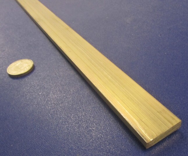 385 Brass Flat Bar 1/4″ Thick x 1.0″ Wide x 4 Foot Length