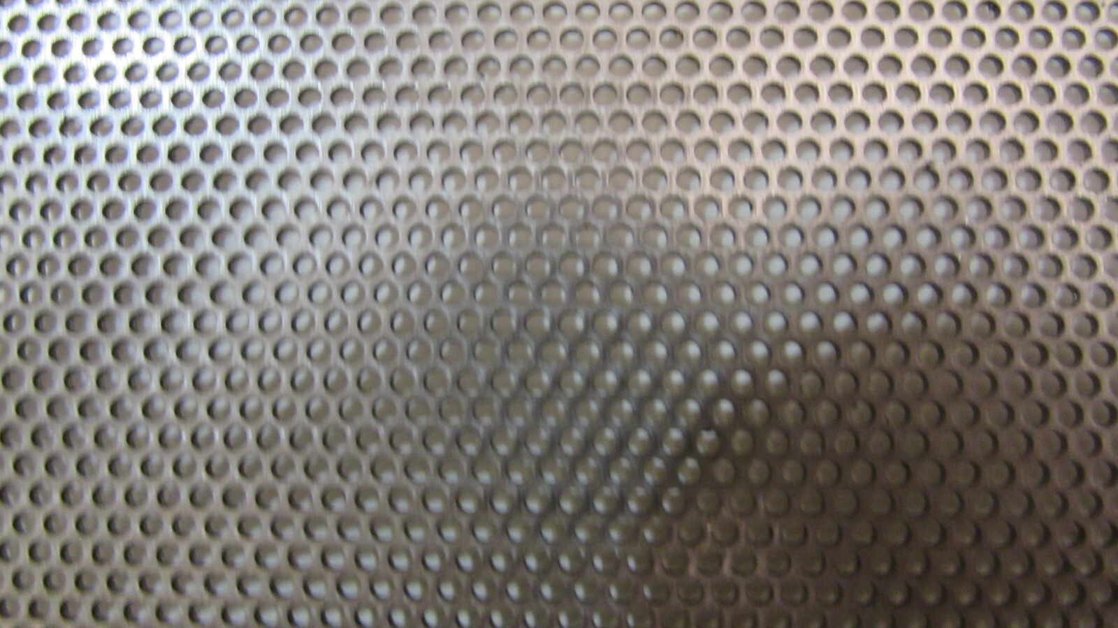 1/16″ HOLES –20 GAUGE 304 STAINLESS PERFORATED SHEET–11-3/4″ x 12″==