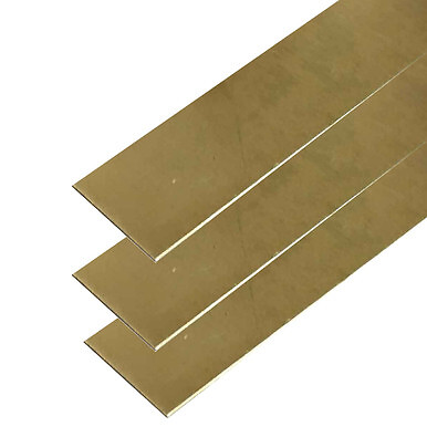 0.093″ x 4″ x 12″, C260-H02 Brass Sheet, (3 Pack)