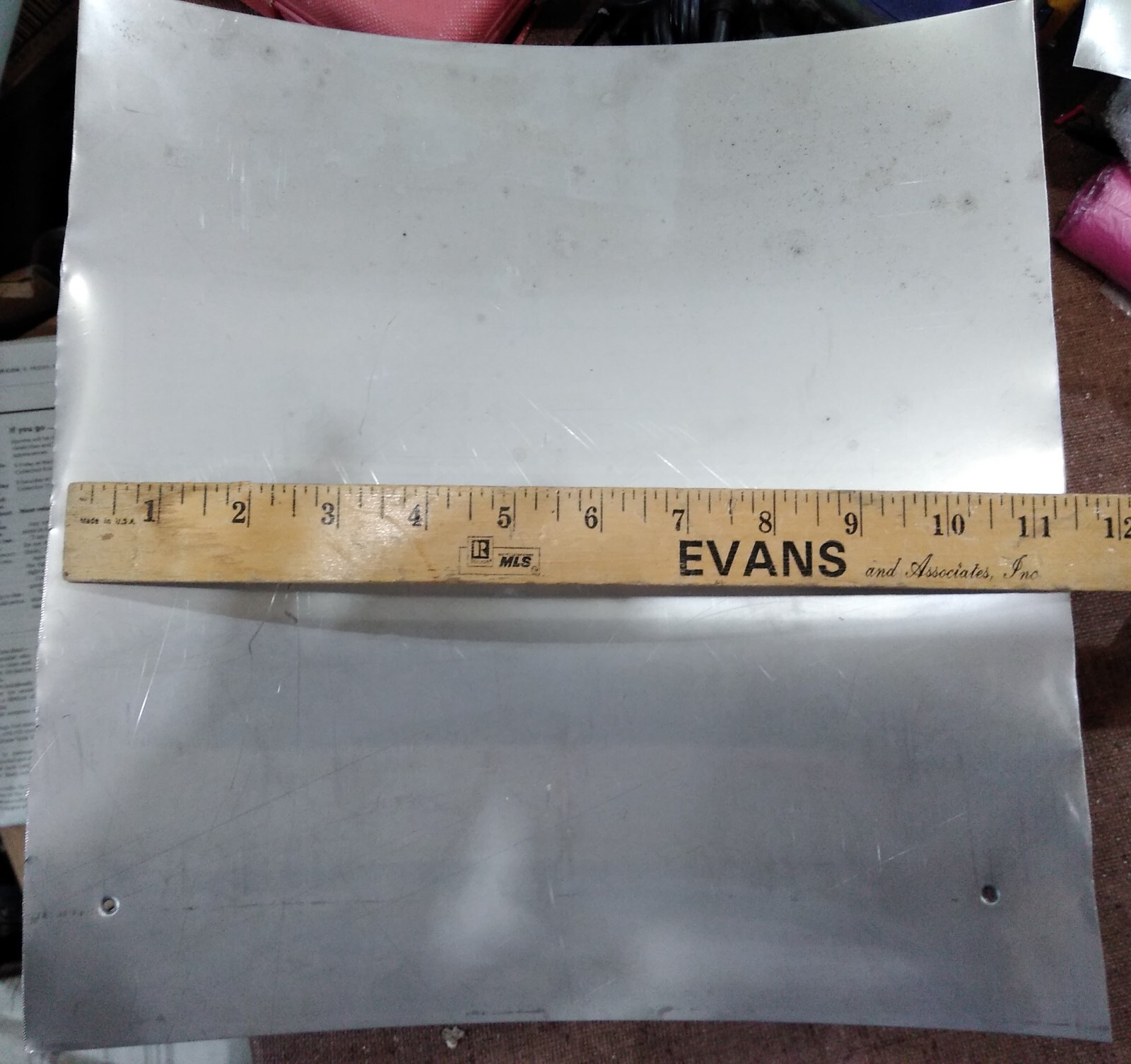 25BB83 STAINLESS STEEL SHEET, 3 PCS, 11″ X 10″ NET, 12″ X 11″ GROSS, 0.016″