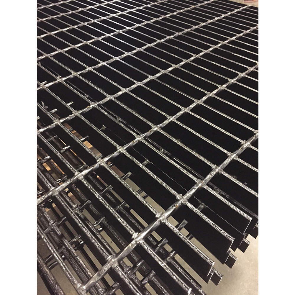 GRAINGER APPROVED 20188S100-B4 Carbon Steel Rectangle Bar Grating,4′ L 49M910