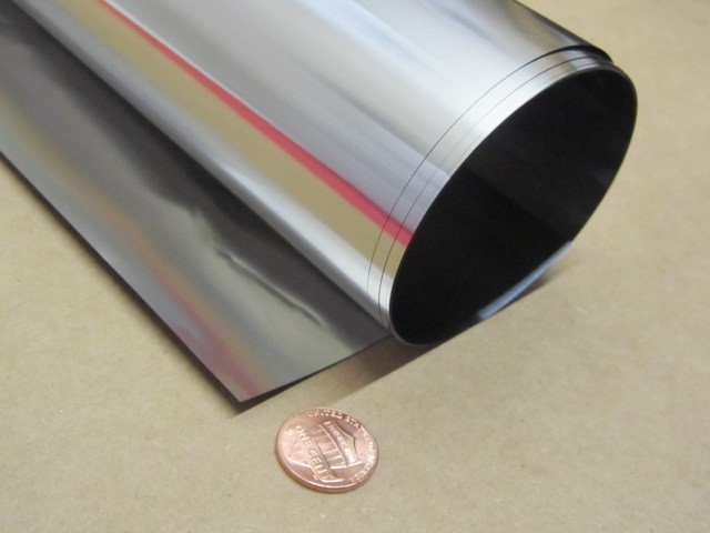 18-8 Stainless Steel Sheet, Full Hard, .006″ x 12″ x 100″