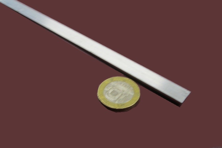 6061 T6 Metric Aluminum Bar, 2mm Thick x 10mm Wide x 3 Ft Length, 8 Units