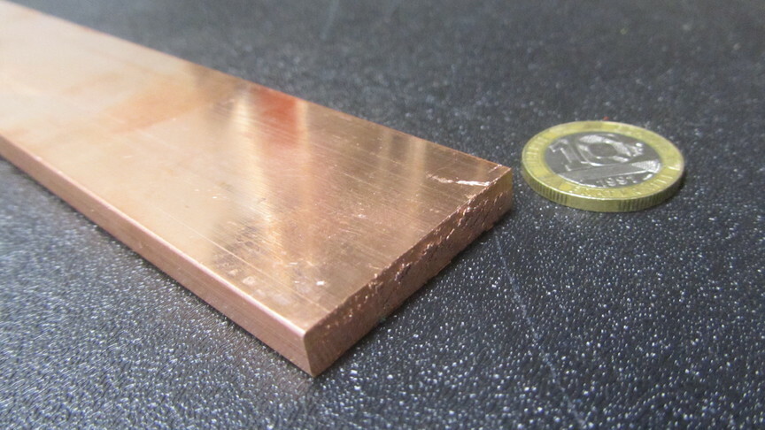 182 Copper Bar 1/4″ Thick x 1 1/2″ Wide x 6 Foot Length