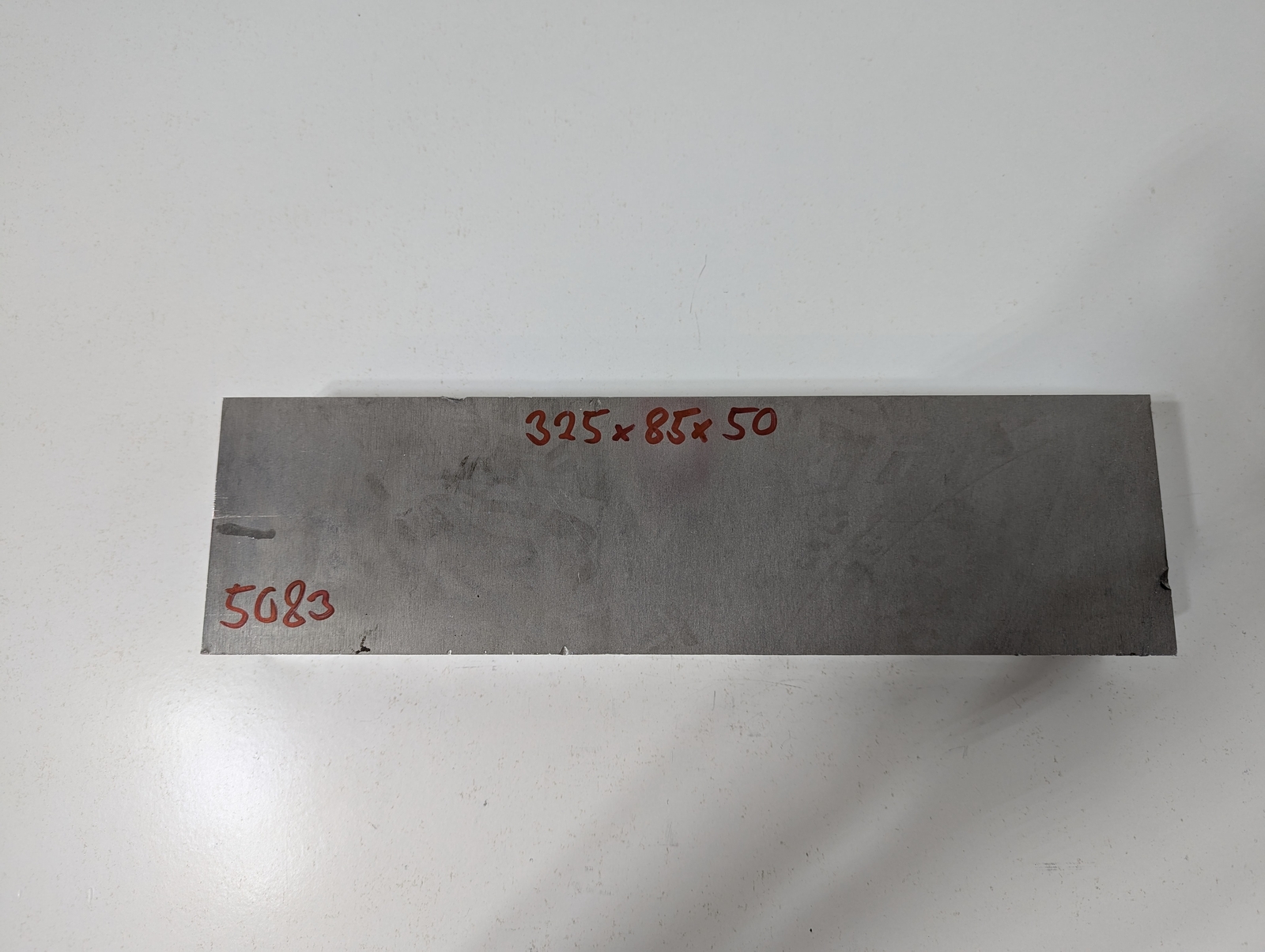 Aluminium Sheet | 325 x 85 x 50mm | EN AW-5083 (AlMg4.5Mn)