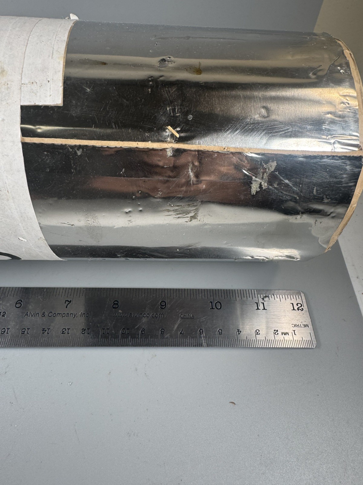 Aluminum Foil Roll 12” Wide x 8 lb Industrial Metal Sheeting Insulation Craft