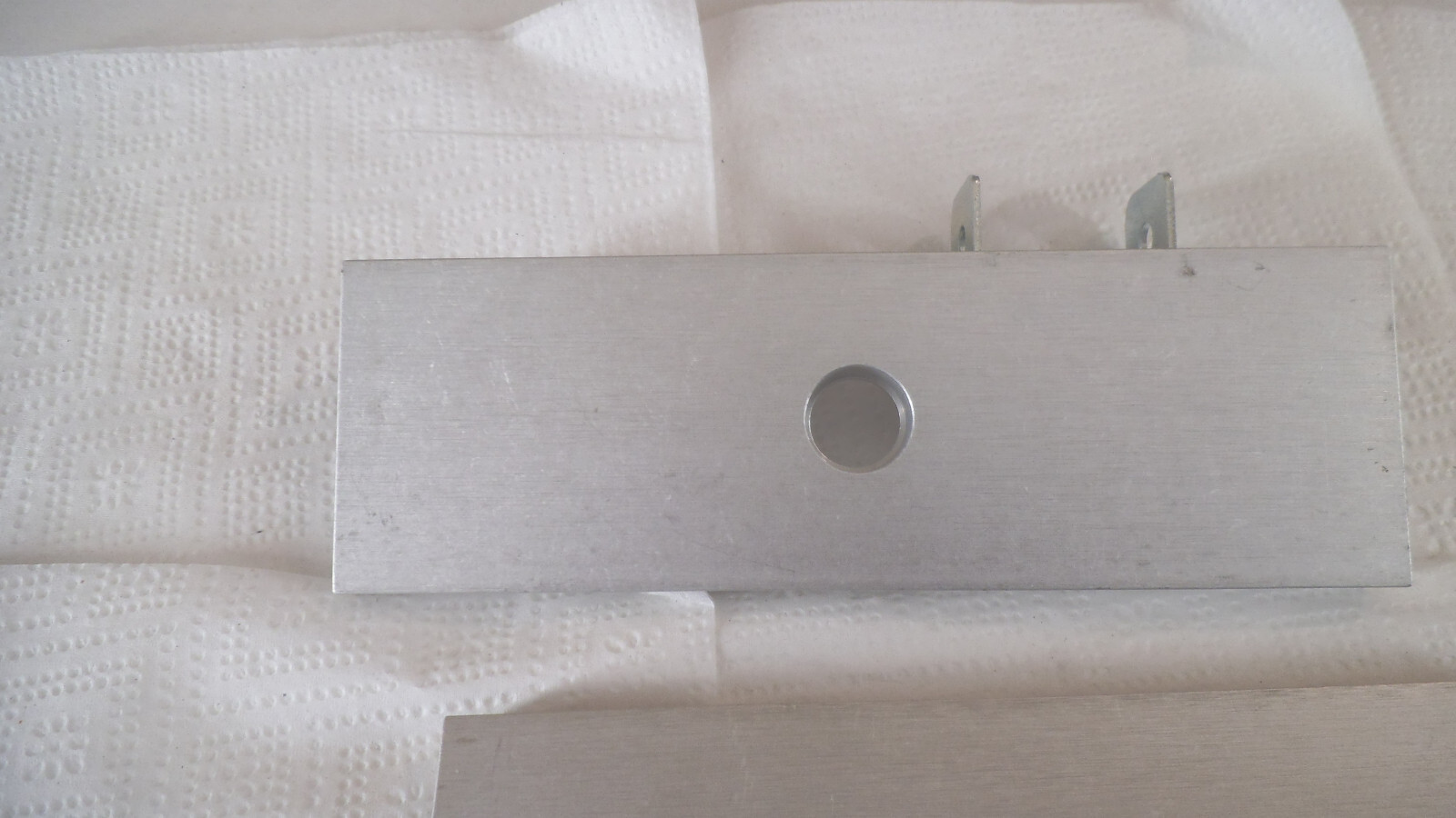 Qty of 2 pcs Aluminum bar stock, 6-1/4″ x 2″ x .475 thick