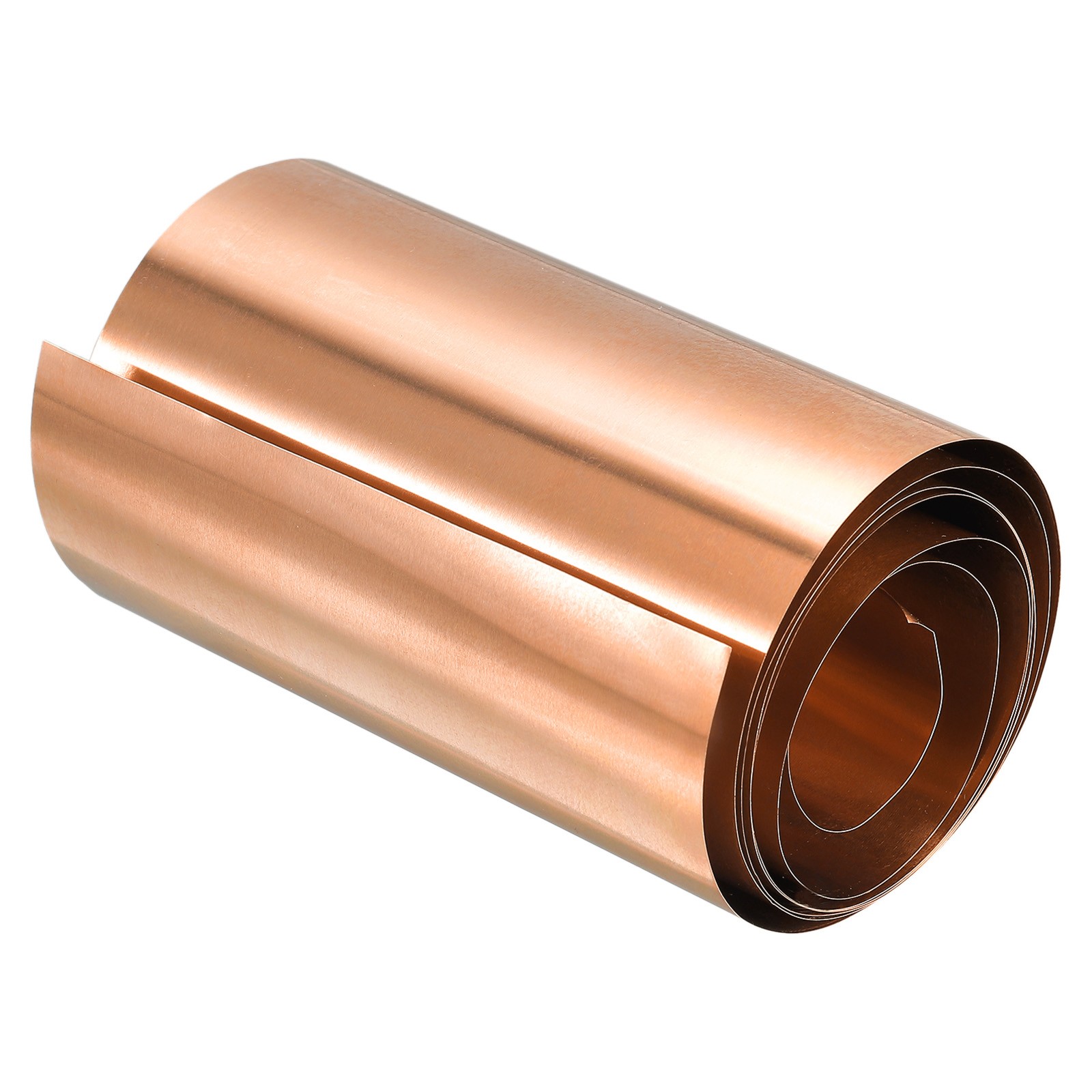 Copper Sheet Roll, Metal Foil Plate 2000mm x 100mm x 0.2mm