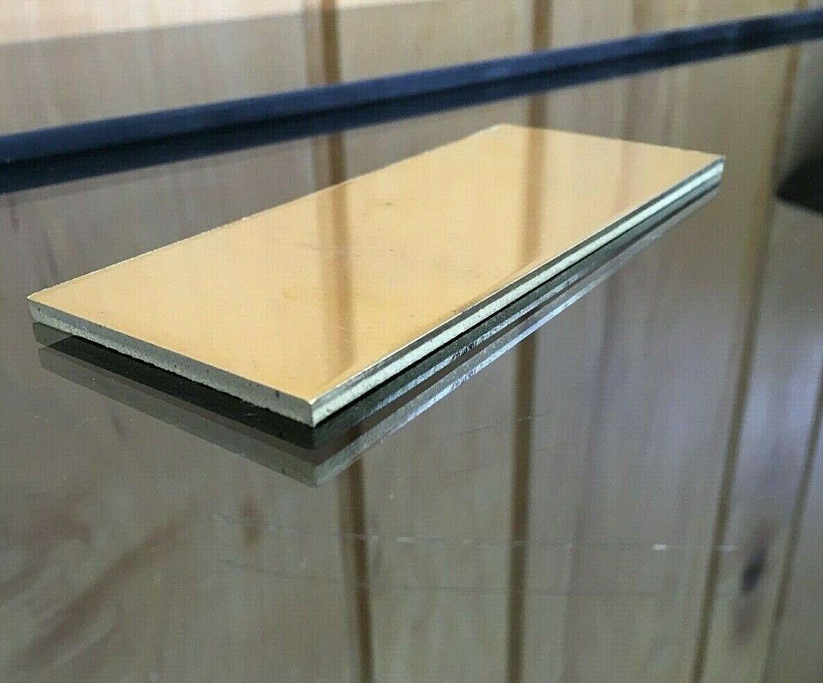 1/8″ BRASS SHEET PLATE NEW 2″X5″ .125 Thick *CUSTOM SIZES AVAILABLE*
