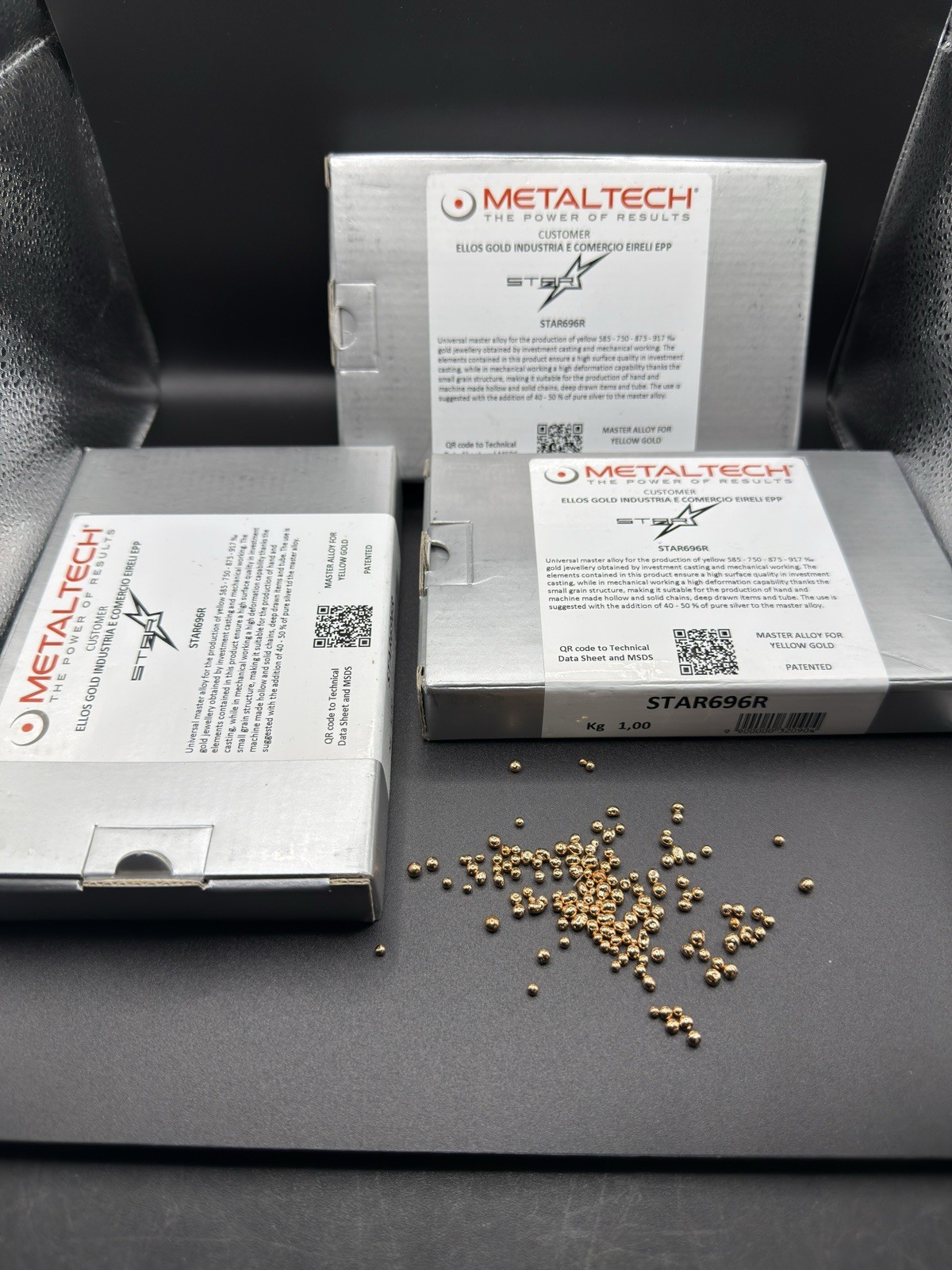Universal Master Alloy For Yellow Gold Jewelry 3 Boxes