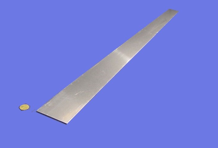 1100 Aluminum Bar Softened (O) .080″ Thick x 4.0″ Wide x 24″ Long