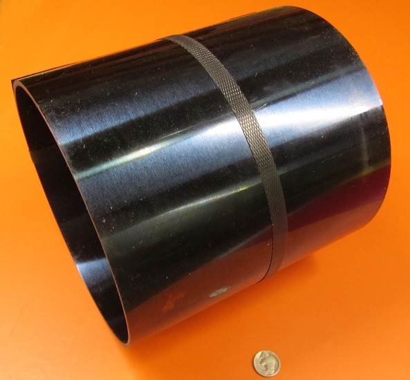 1095 Hard Blue Tempered Spring Steel Shim .010″ Thick x 8.00″ Wide x 300″ Long