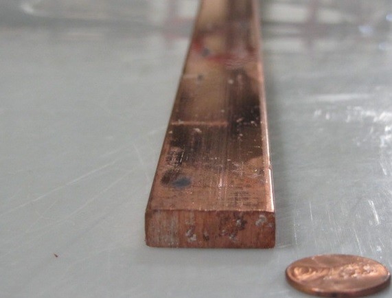 110 Copper Bar H02, 5/16″ Thick x 1.0″ Wide x 36 Inch Length