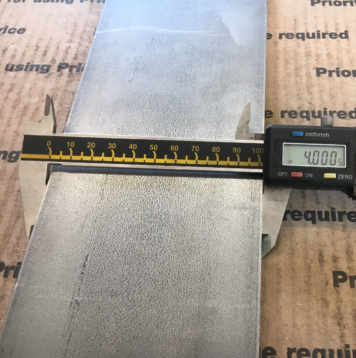 1/2 X 4 Flat Steel Bar Machining Blacksmith CR 0.500 Smooth Finish 12″ L 1018
