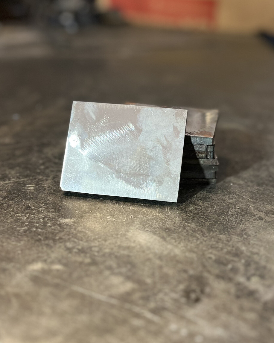 1/4″ sheet flat plate A36. 2.875″ x 3.625″ rectangle