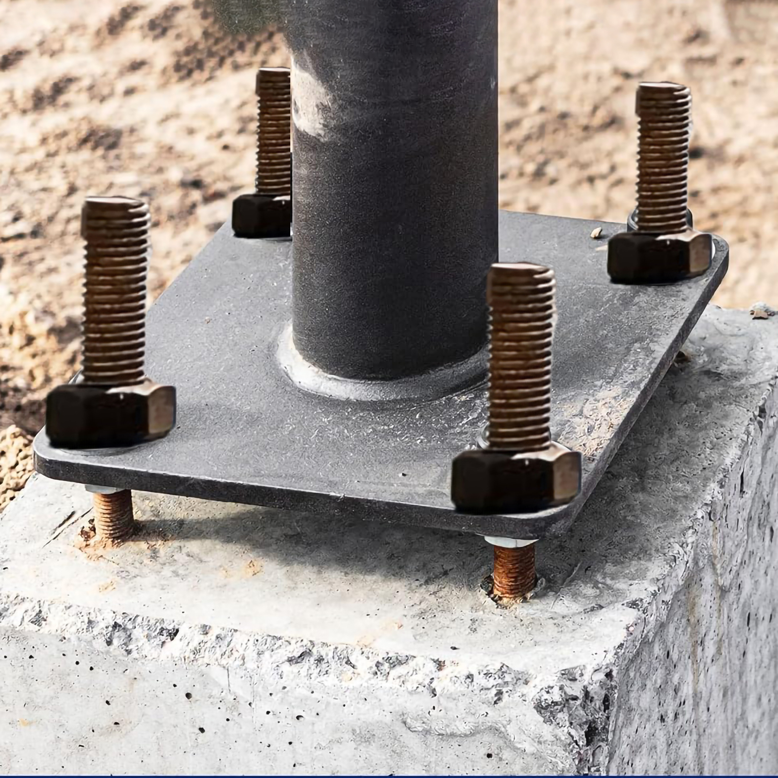 4 PIECES 4×4″ Steel Plate 6GA Base for Structure Support Weldable Metal Plate