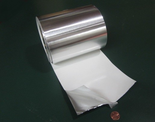1100 Aluminum Foil Adhesive Back (O) .002″ Thick x 6″ Wide x 100 Feet Long Roll
