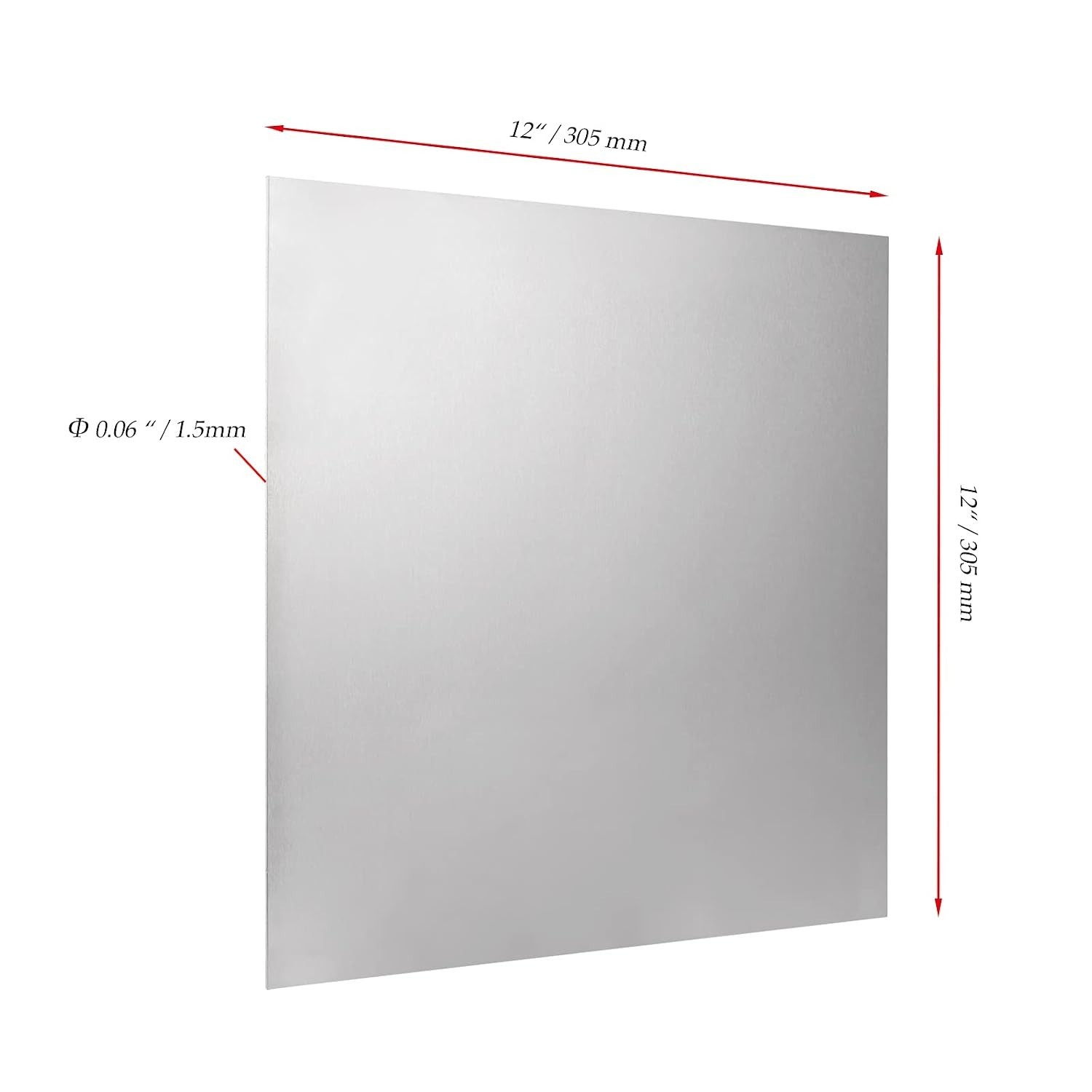 2 PCS 12×12 6061 T6 Aluminum Sheets – Ideal for Engineering Projects