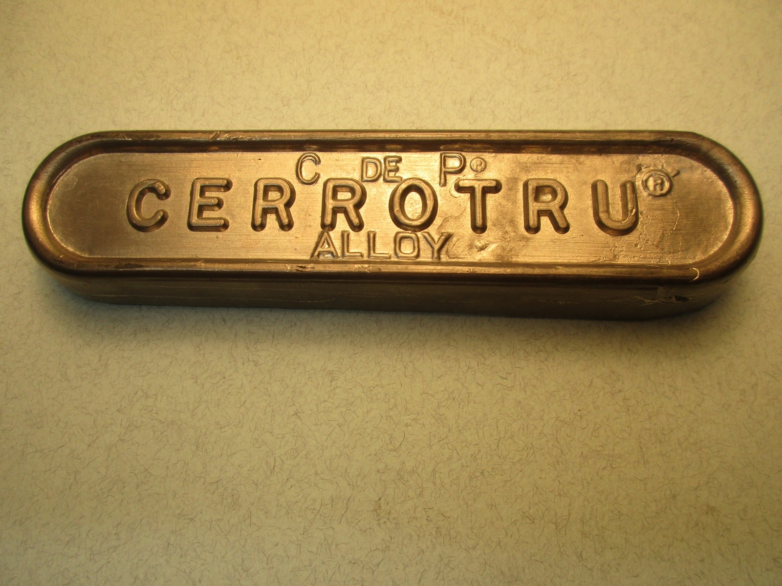 CerroTru 1 LB 5 oz Low Temp Big Metal Ingot Alloy Casting Machining Bi Sn