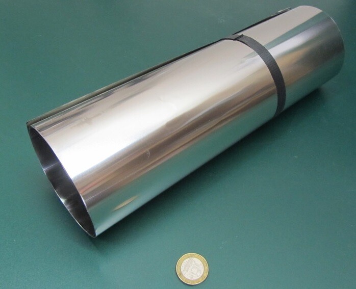 316 Stainless Steel Sheet Soft .007″ Thick x 12.0″ Width x 100.0″ Length