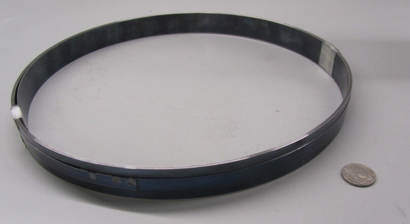 Blue Tempered Spring Steel Shim 0.025″ Thick x 1.00″ Width x 120″ Length
