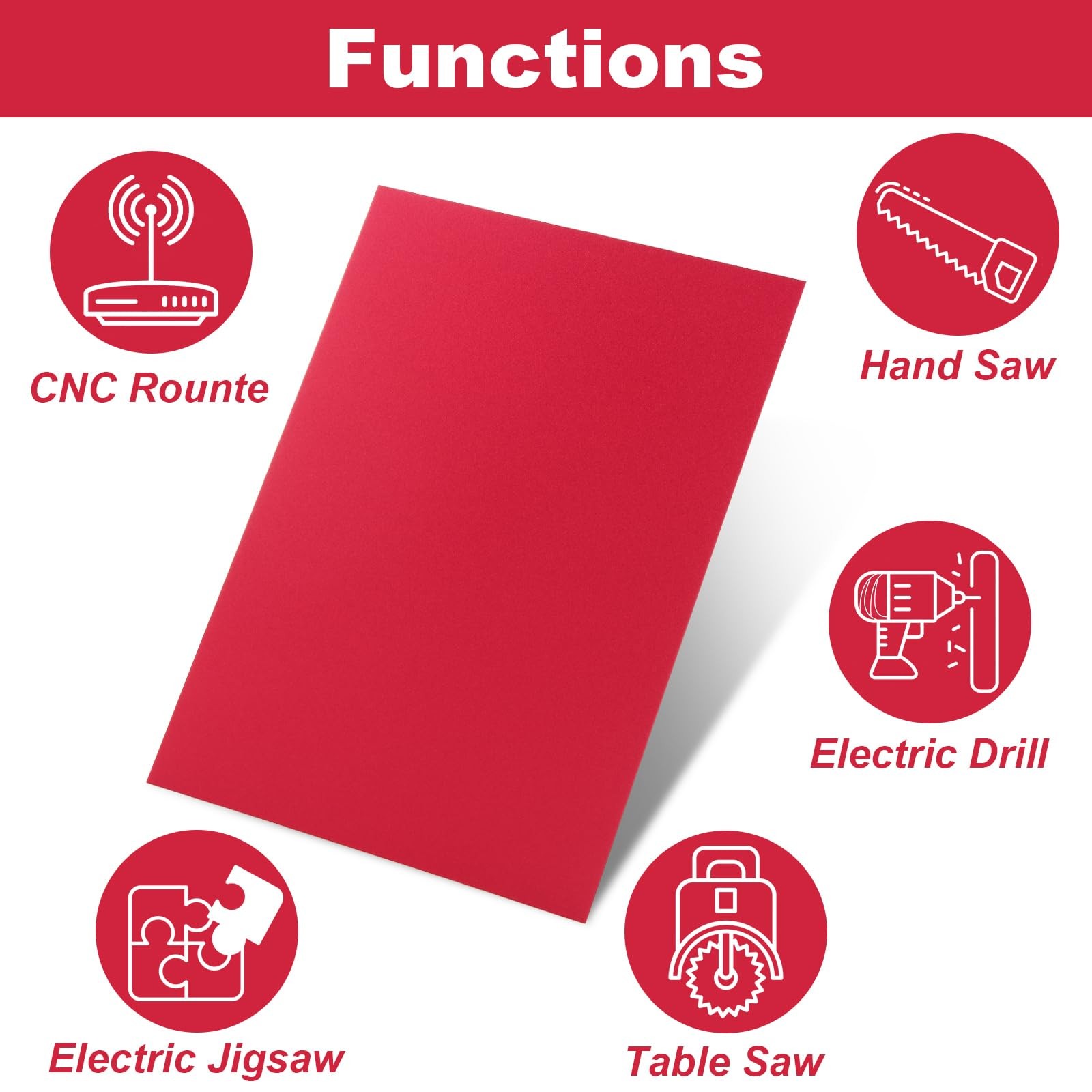 12 PCS Red Anodized Aluminum Sheet 5×7 Inch 0.8mm Laser Engraving Plate Blank