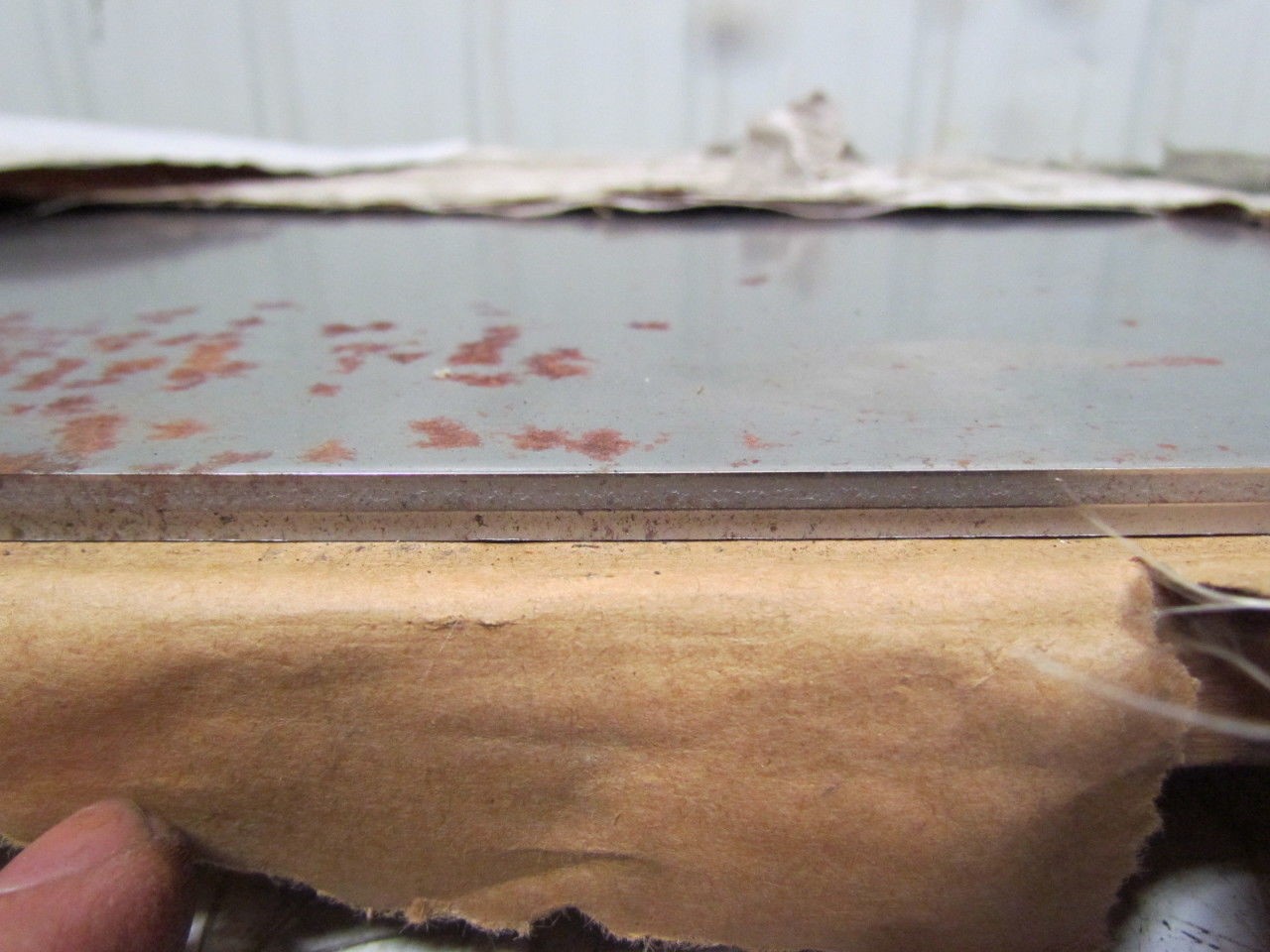 10ga 0.125 Carbon Steel Plate 17-1/2″ x 48″ Sheared Edge Lot of 2
