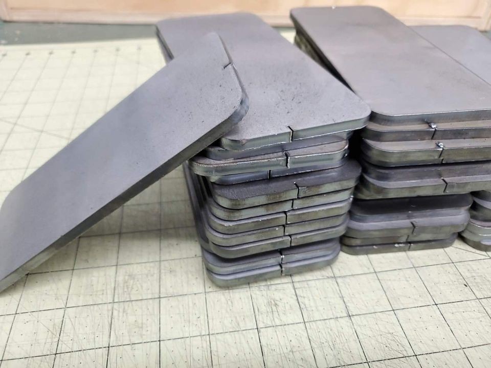 Qty 40 1/4″ thick A36 Mild Steel Plates 3″x7″(+/- 1/4″)Weld Practice Fabrication