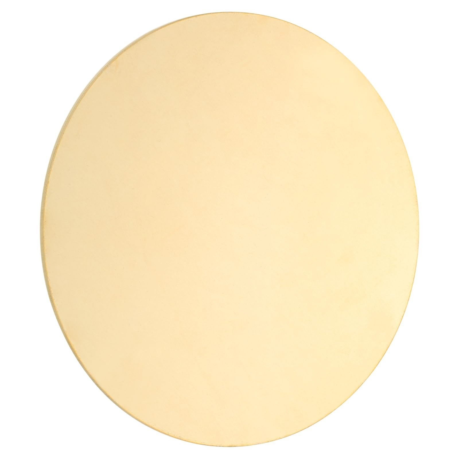 uxcell Brass Round Plate 0.04″ Thick 2″ Dia H62 2Pcs Metal Sheet