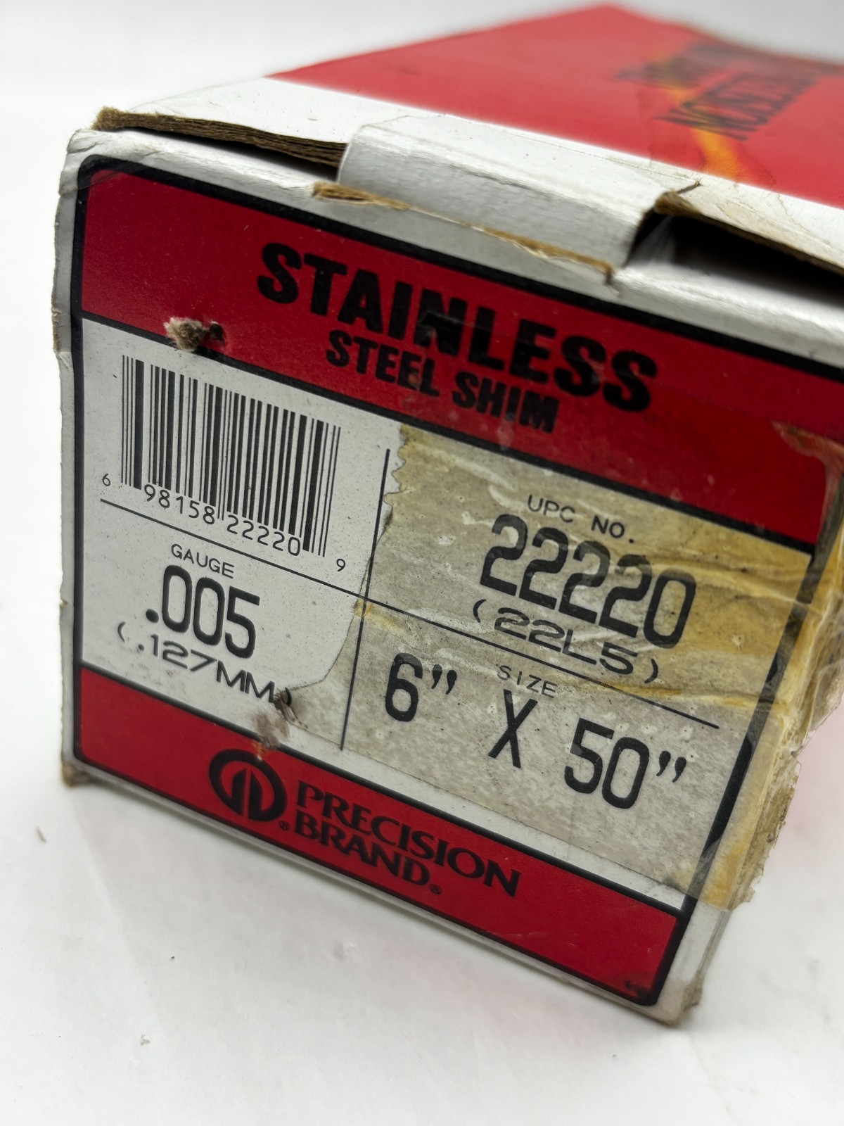 Precision Brand 22220 (22L5) .005 (127MM) 6″ x 50″