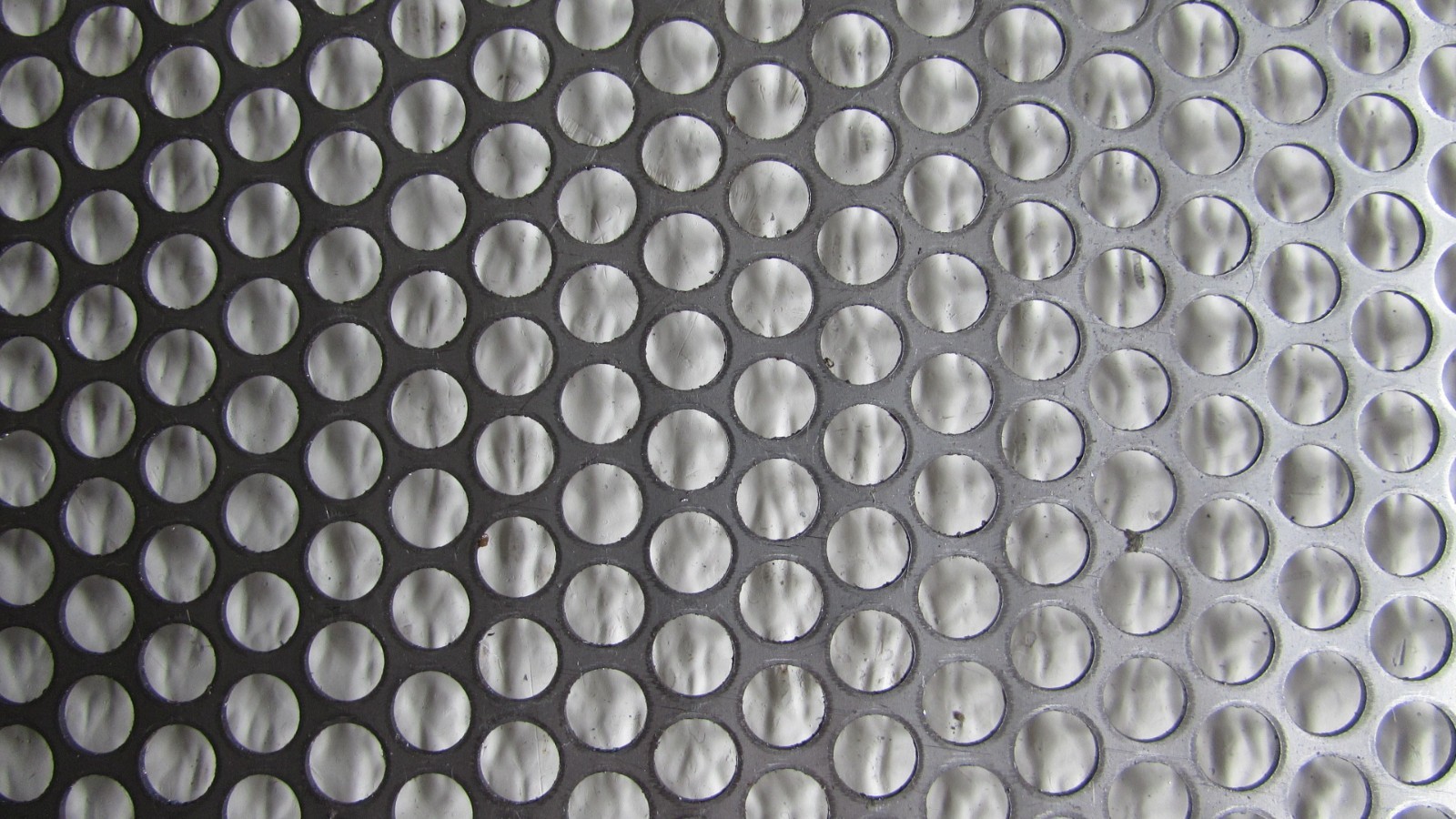 1/4″HOLES ON 5/16″CENTER–20 GA. –12″ x 12″ STAINLESS PERFORATED SHEET