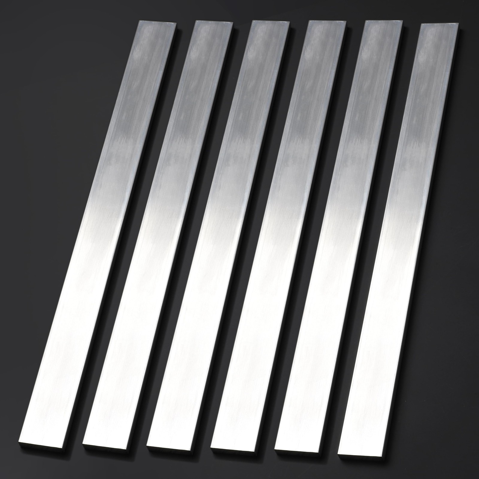 Square Aluminum Flat Bar 1/4 Thick x 1 Width x 12 Inch Length 6061 6 PCS