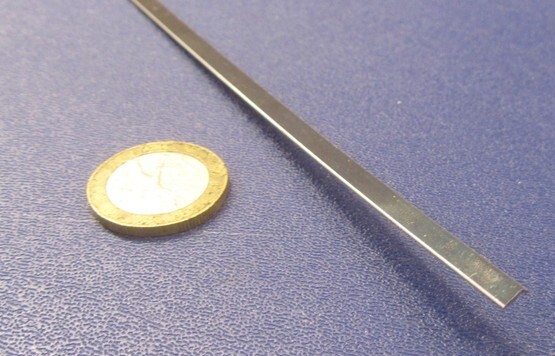 1095 Hard Blue Tempered Spring Steel Shim .050″ Thick x .187″ Width x 1200″ Long