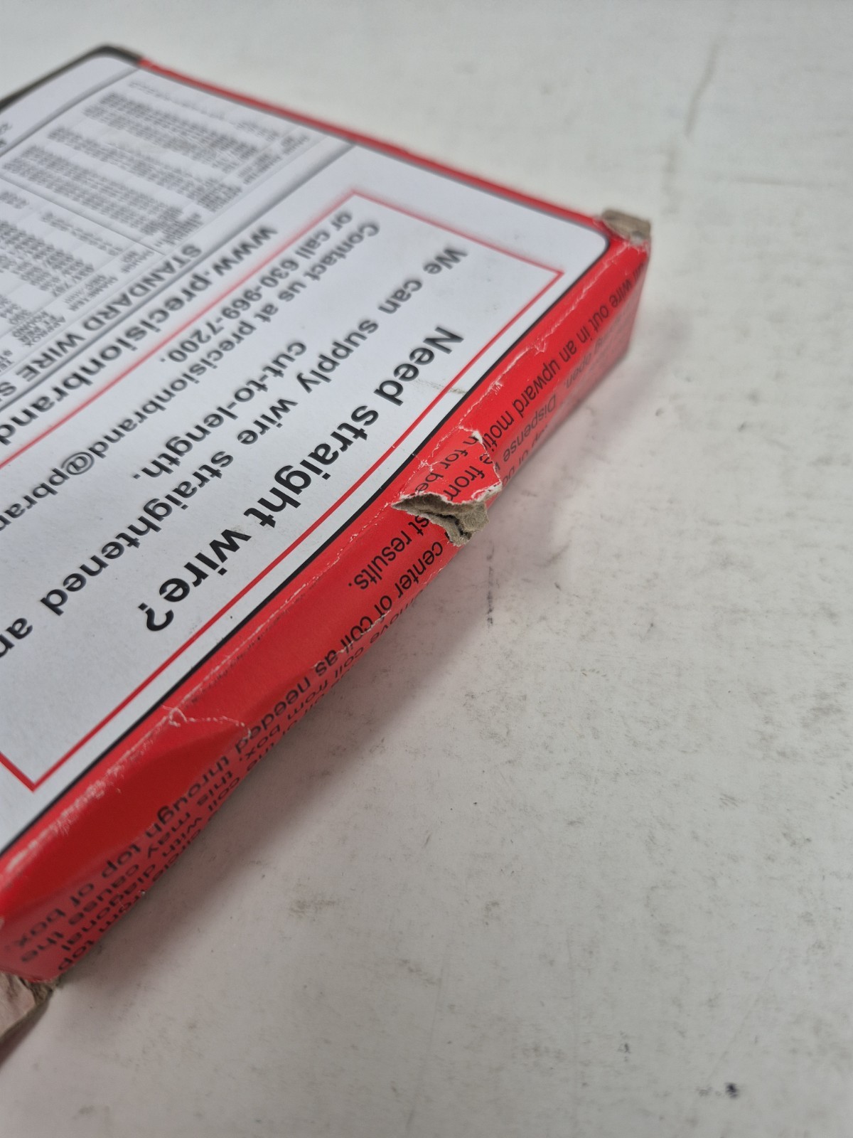 Precision Brand Stainless Steel-stainless Wire-9041 -Open Box