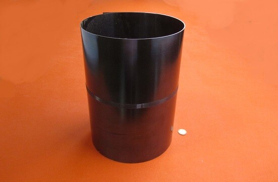 1095 Hard Blue Tempered Spring Steel Shim .025″ Thick x 12.375″ Wide x 60″ Long