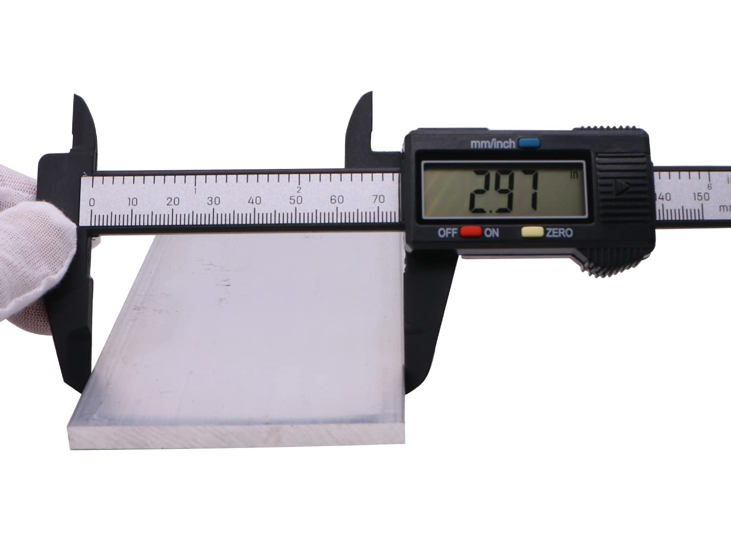 2 Pieces 1/4″ (6mm) X 3″(75mm) Square Aluminum Flat BAR 12″ Long .23″ 6061 Ge…