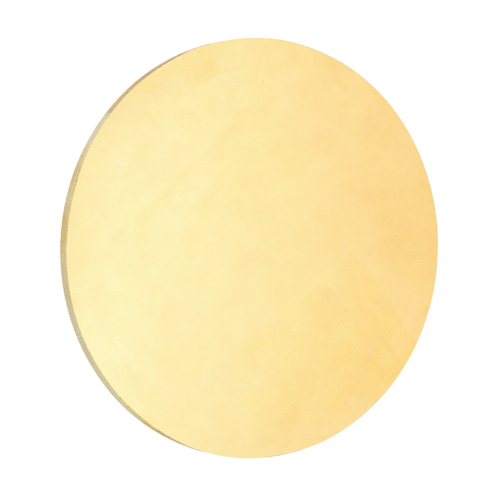 0.06″(1.5mm) Thick 3.15″(80mm) Dia Brass Round Plate H65 Brass Round Sheet