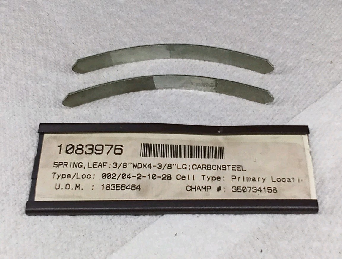 Lot Of 2 3/8″x3.5″ Carbon Steel Leaf Springs