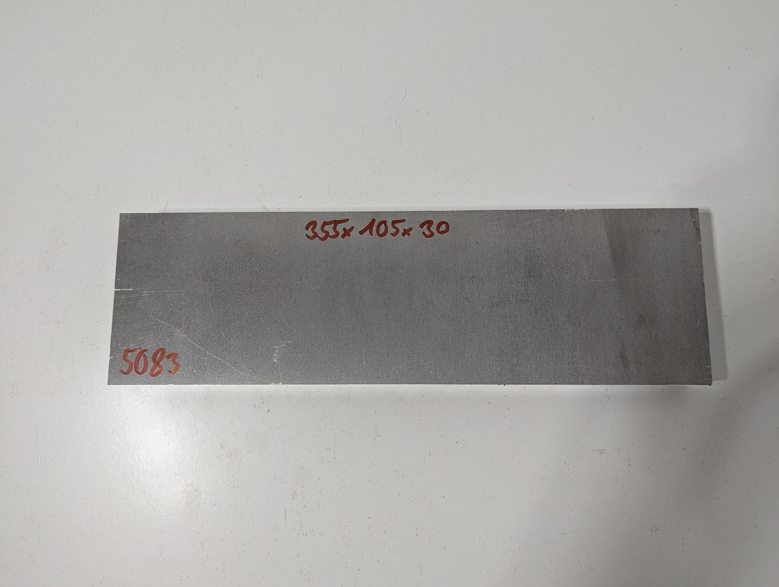 Aluminium Sheet | 355 x 105 x 30mm | EN AW-5083 (AlMg4.5Mn)