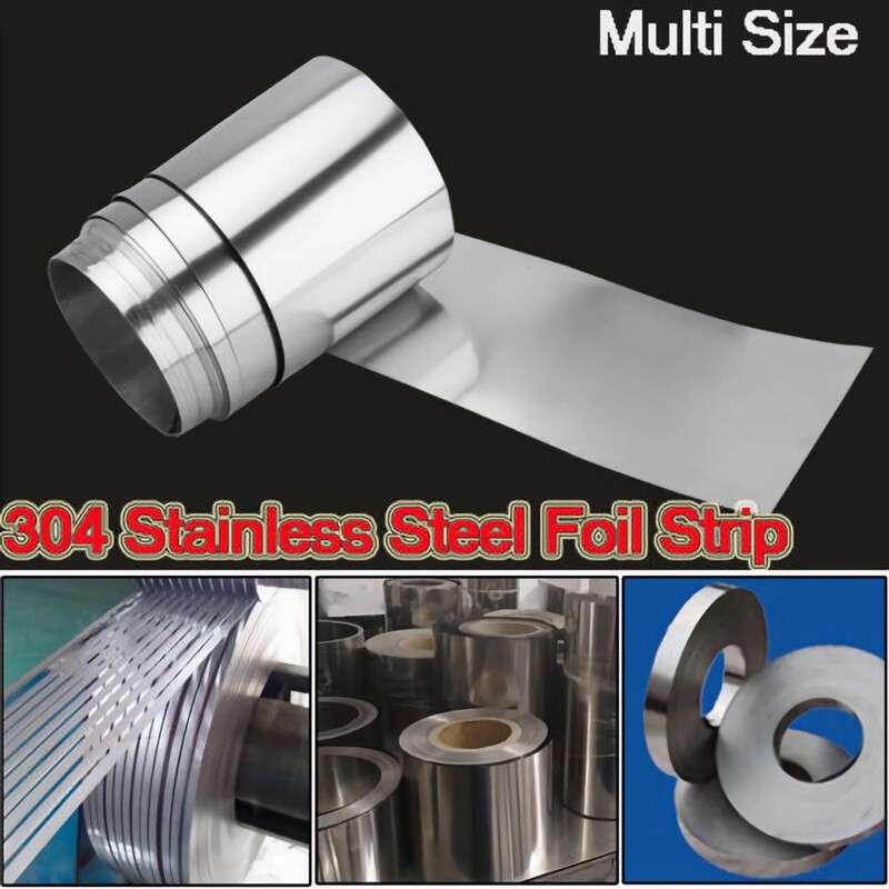 304 Stainless Steel – Foil Tape (Sheet, Fine Sheet, Strip), 0.01 – 1.0mm Thick