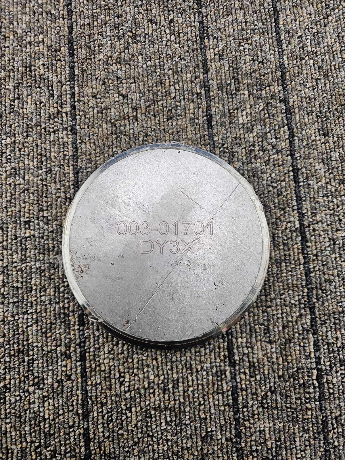003-01701 Round Plate Disk High-Strength Blank Metal Alloy – 4inch x 1/2inch