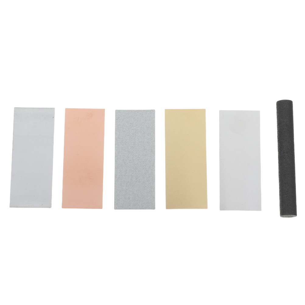 6 Pcs Potato Science Educational Sheet Strip Copper Plate Fruit Plates