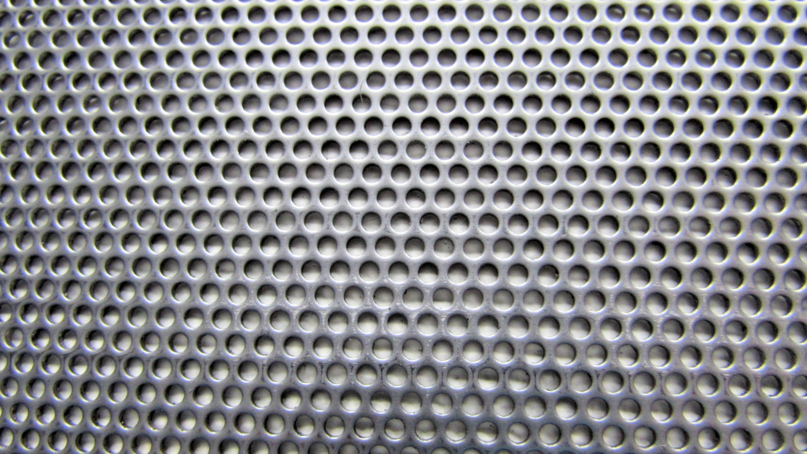 1/16 HOLES ON 3/32 CENTERS- 20 GA.STAINLESS PERFORATED SHEET—6″ x 12″