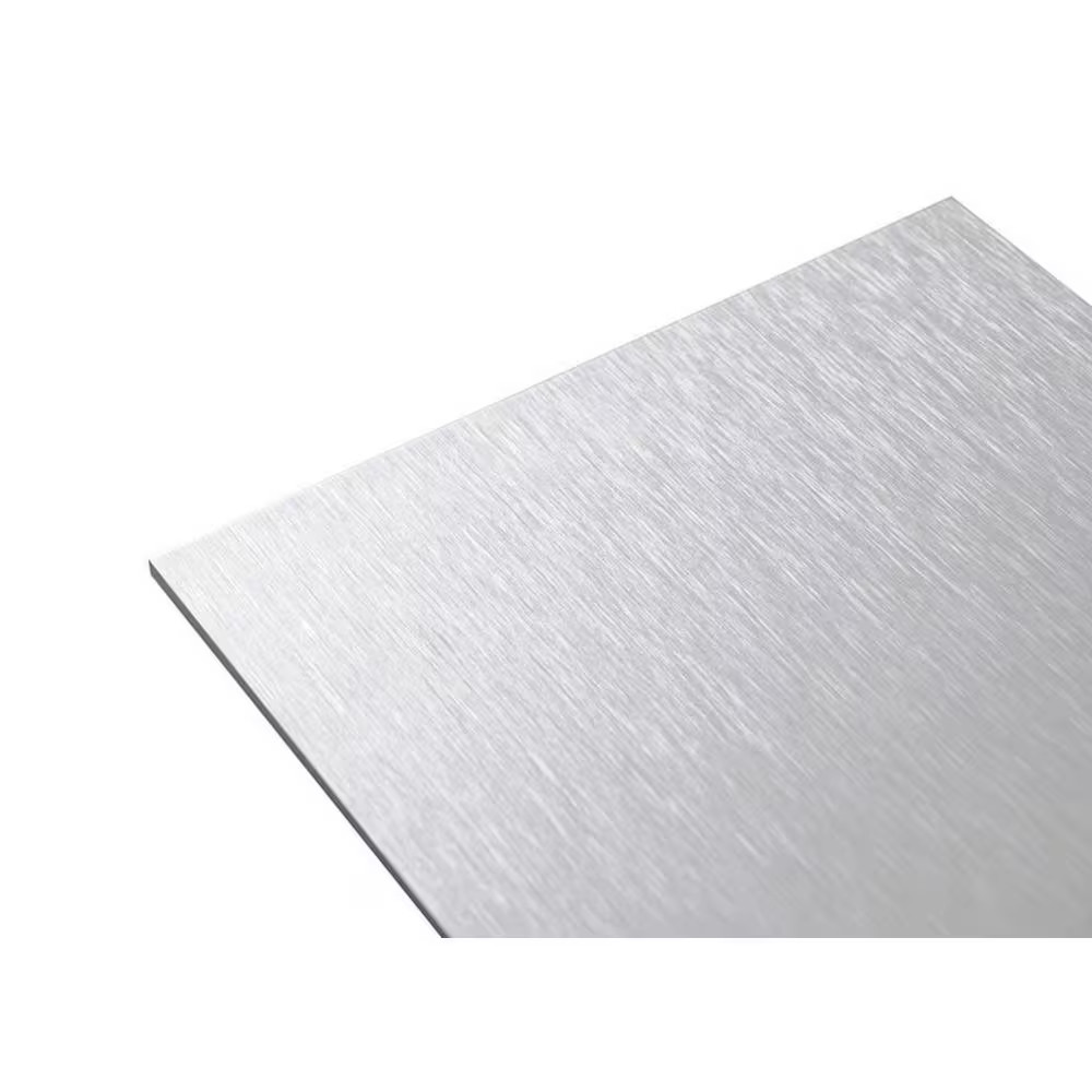 Aluminum Composite ACM Brushed Silver Sheet 24 In. X 36 In. X 1/8 In. Thick NEW