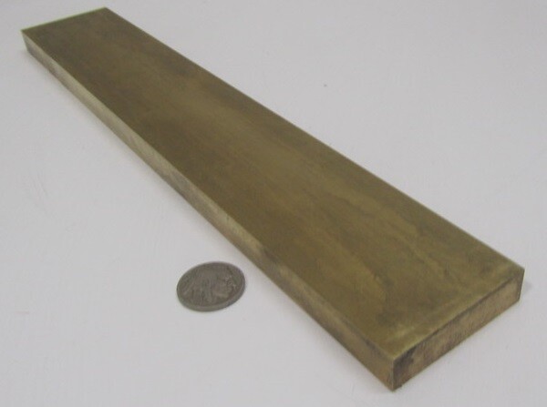 360 Brass Flat Bar 1/2″ Thick x 2.0″ Wide x 12.0″ Length