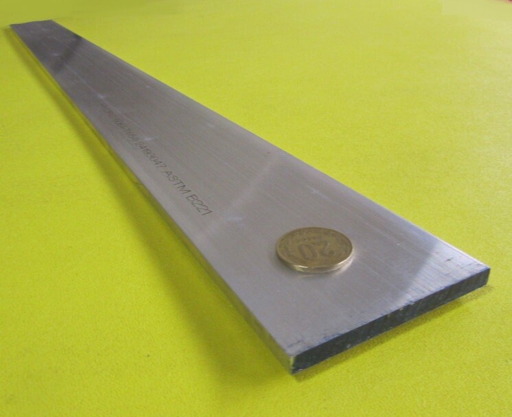 6061 T651 Aluminum Bar, 1/4″ (.250″) Thick x 2 3/4″ Wide x 36″ Length